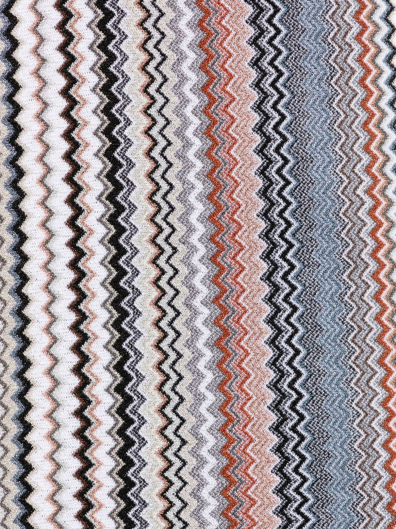 Missoni zig-zag fringed scarf outlook