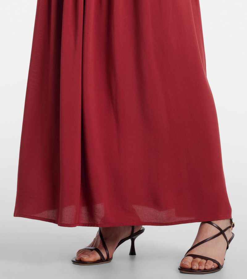 Hedy gathered linen maxi dress 6