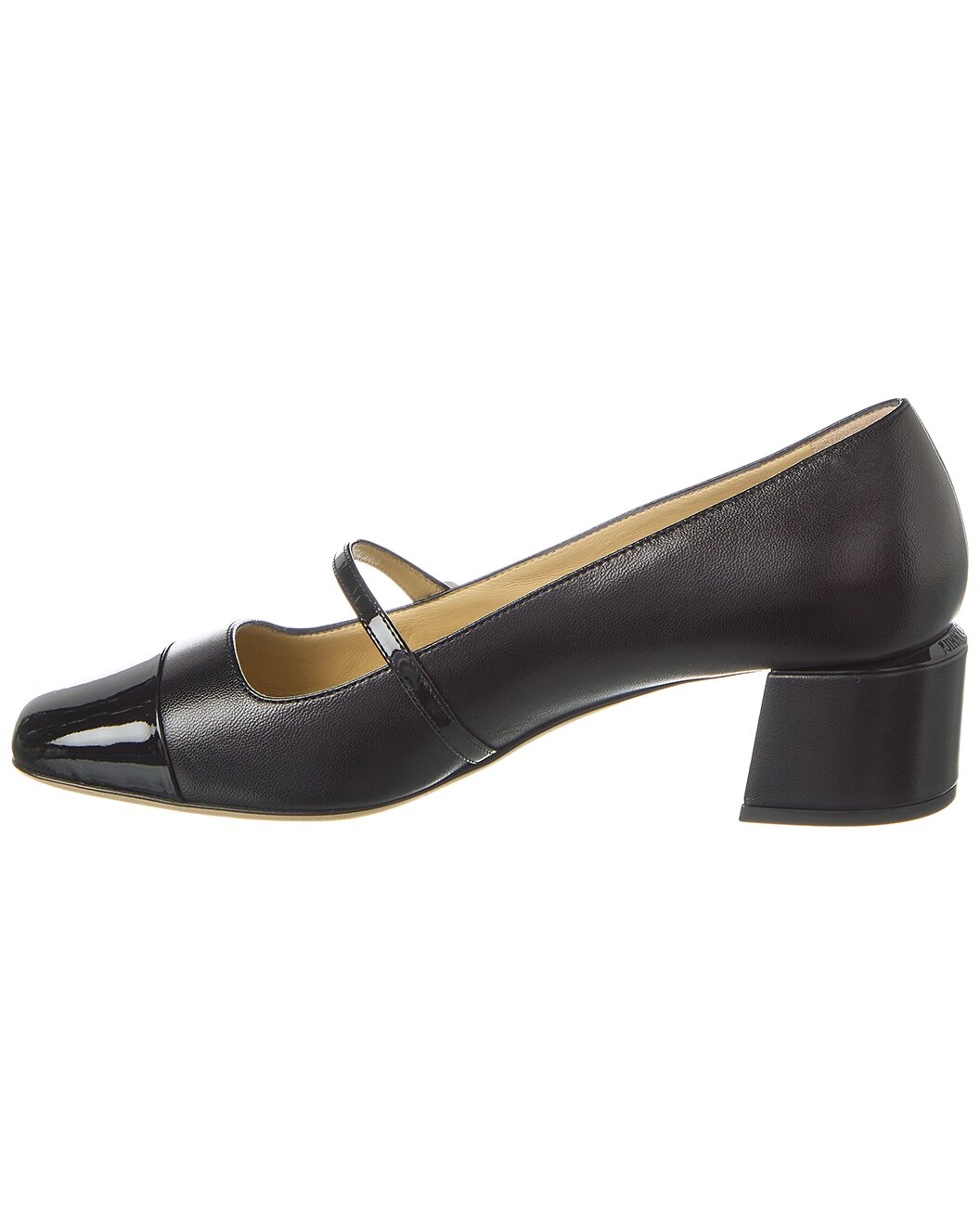 Jimmy Choo Elisa 45 Leather & Patent Pump - 2