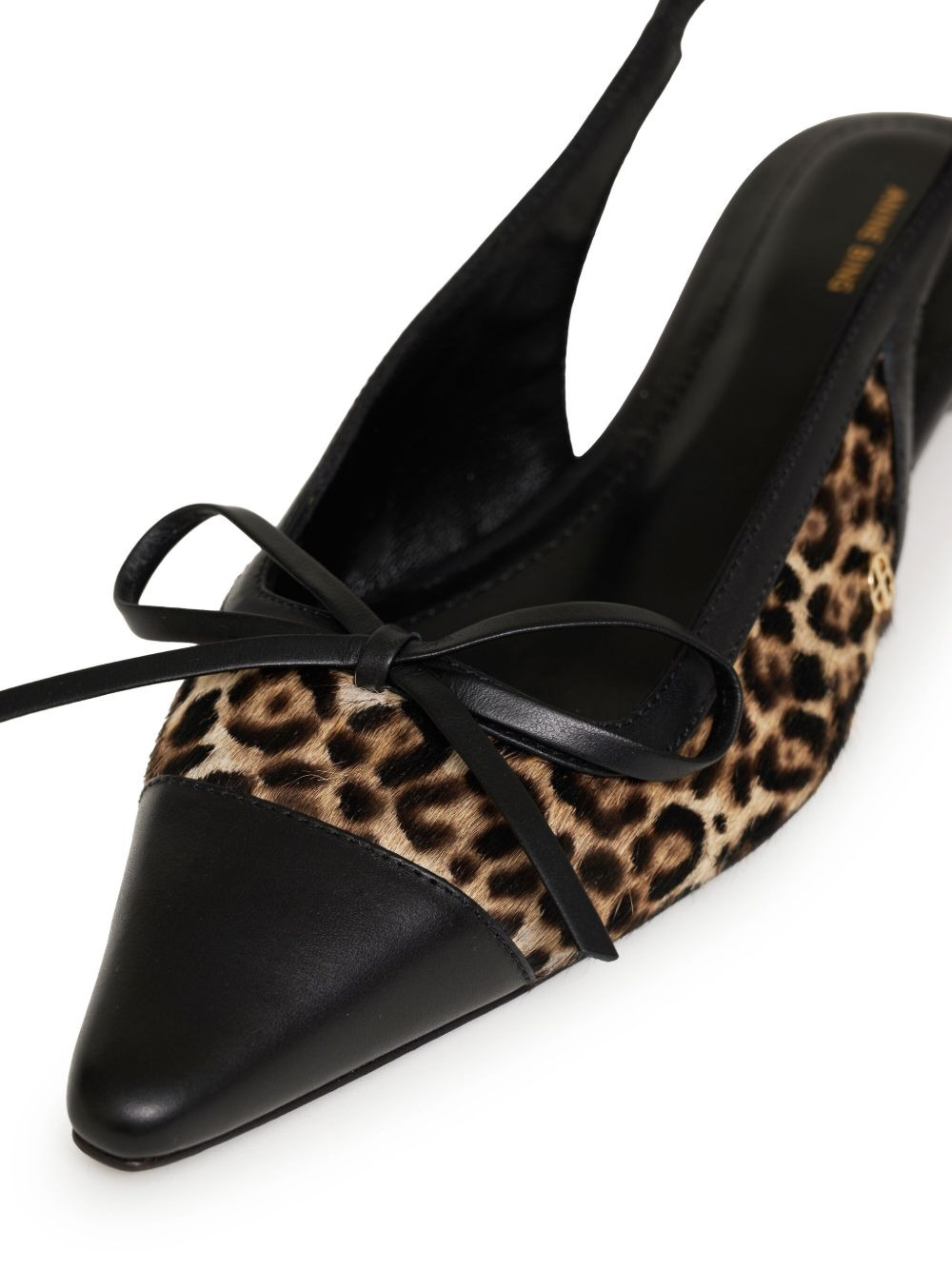 Zoey leopard-print slingback ballet flats - 4