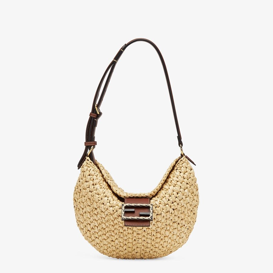 Woven straw bag - 1