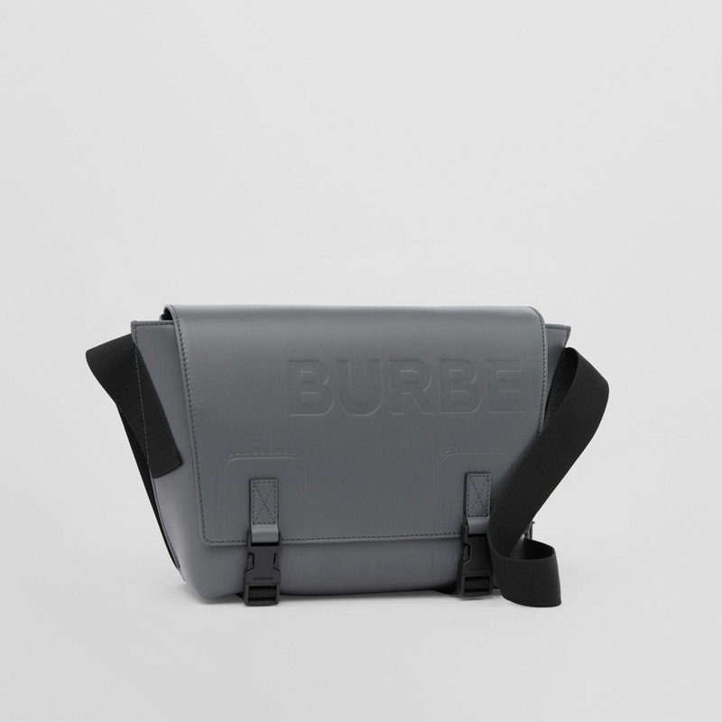 Horseferry Embossed Leather Small Messenger Bag 5