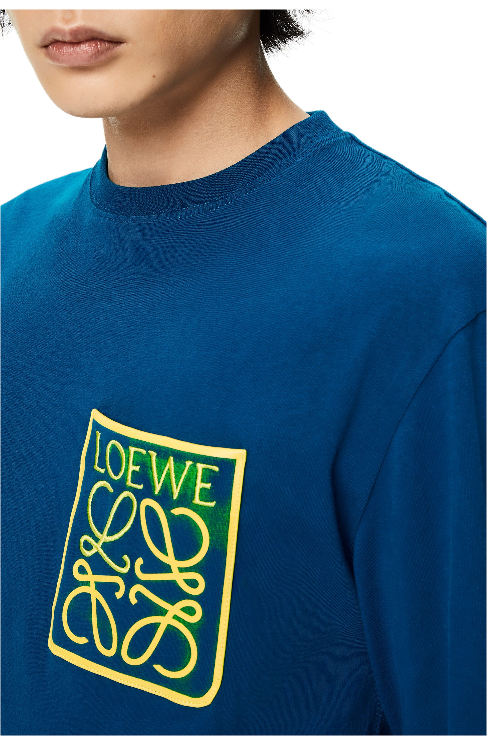 Anagram fake pocket long sleeve T-shirt in cotton - 5