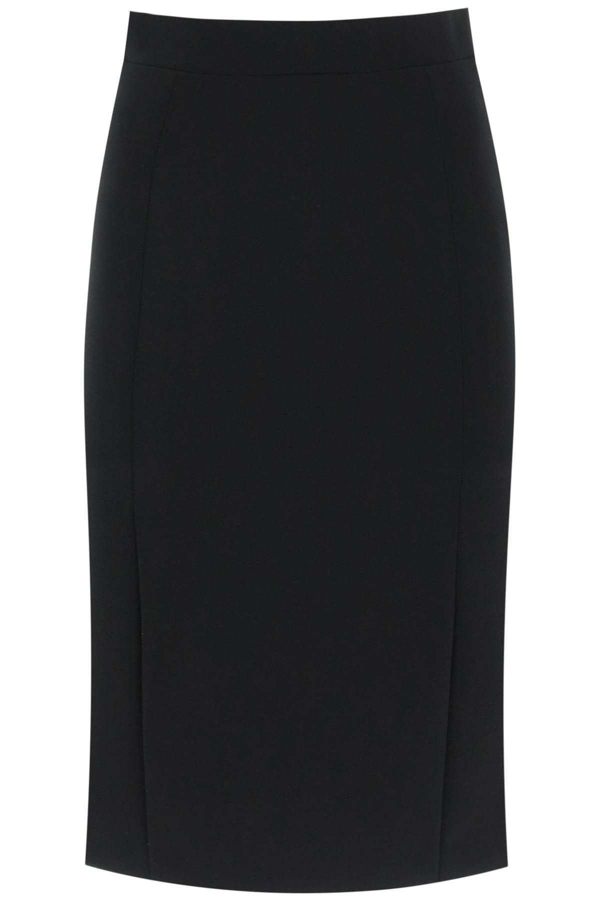 CREPE PENCIL SKIRT - 1