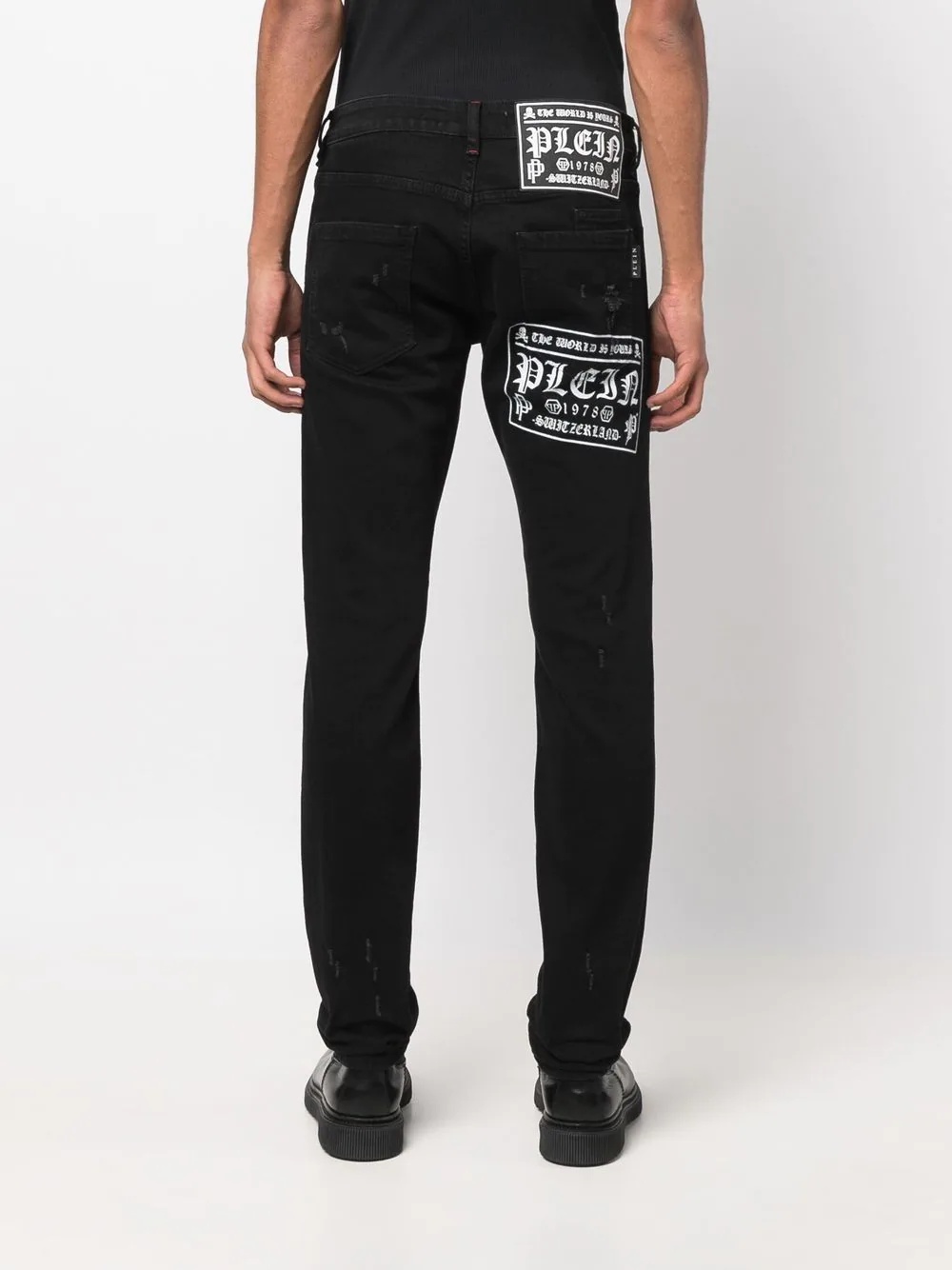 Gothic Plein Super straight-cut jeans - 4