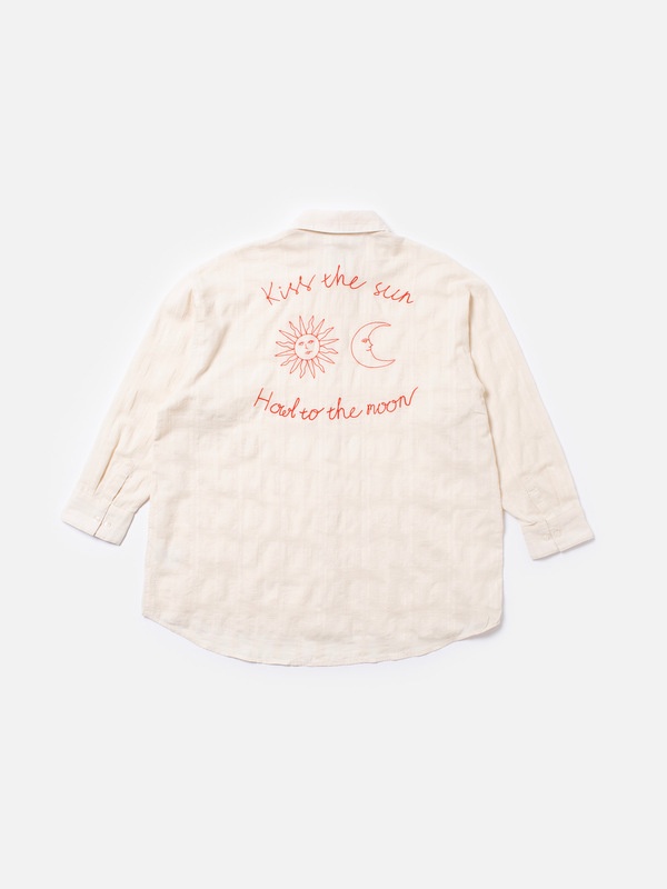 Monica Embroidered Shirt Offwhite - 4