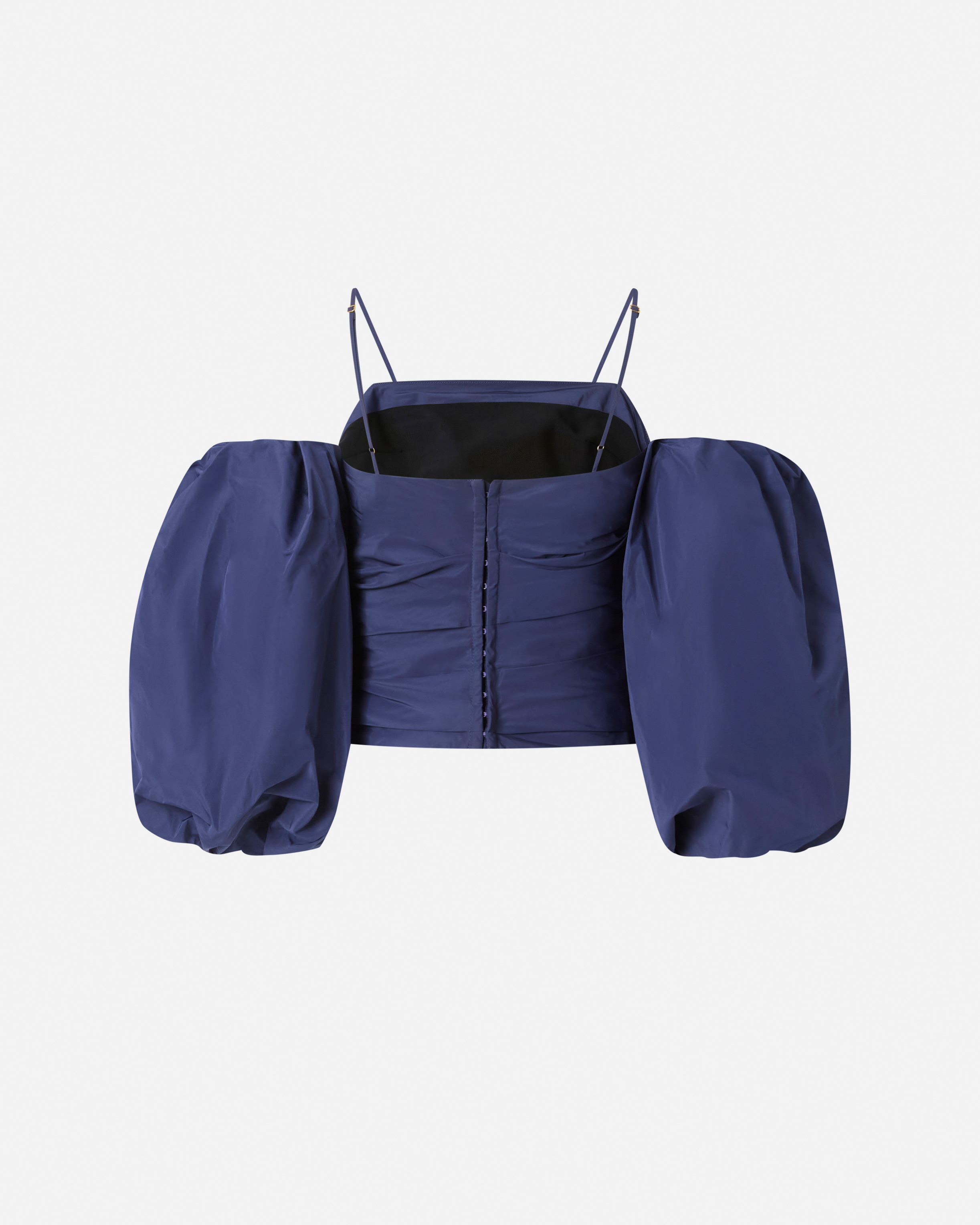 CROP TOP WITH PUFF SLEEVES - 6