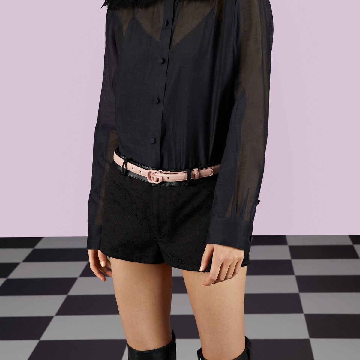 GG Marmont thin belt - 3