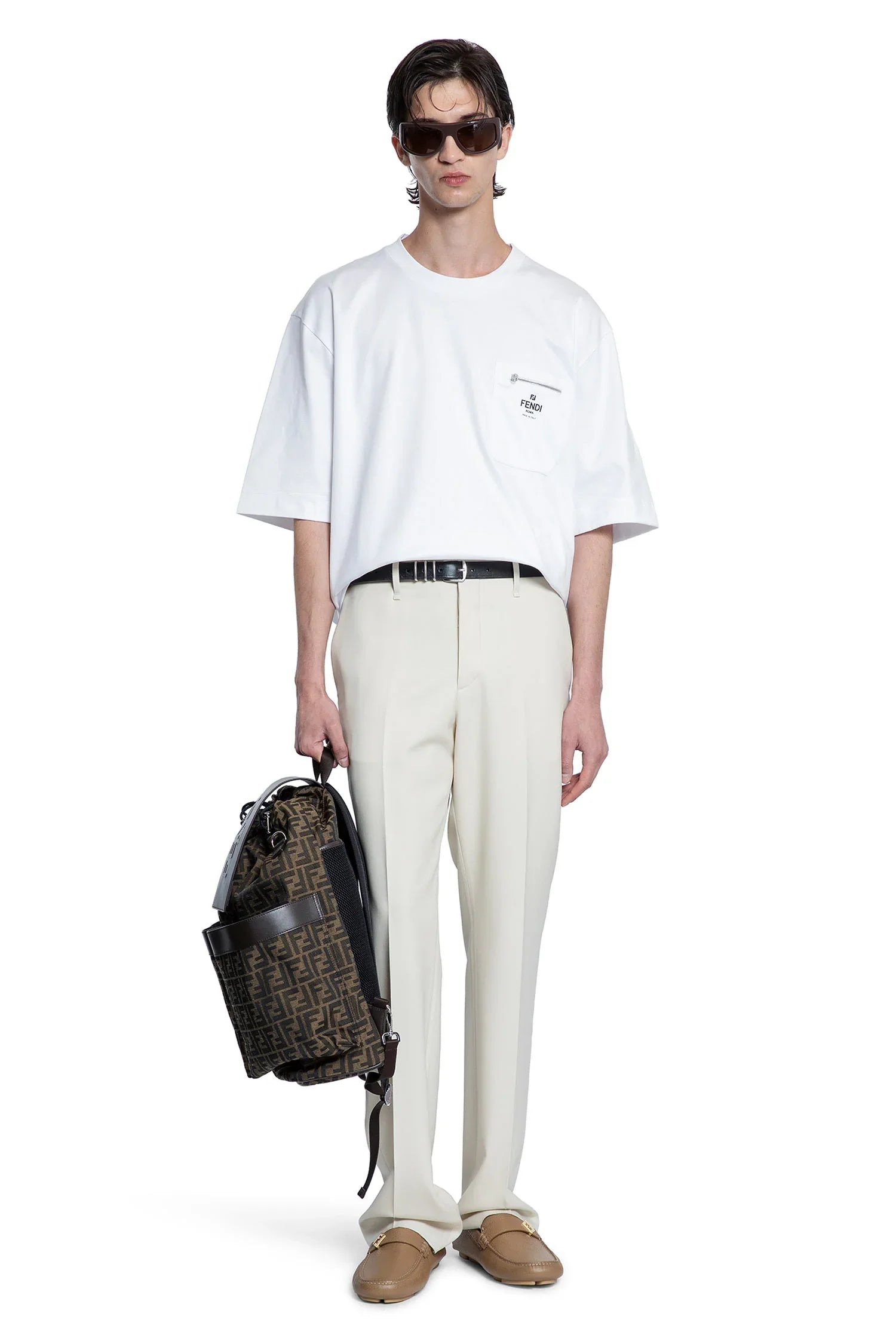 Fendi Roma Pocket T-shirt - 4