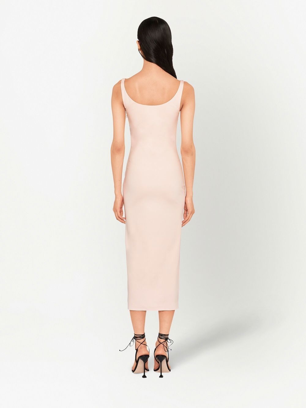 stretch-jersey keyhole-neck dress - 4