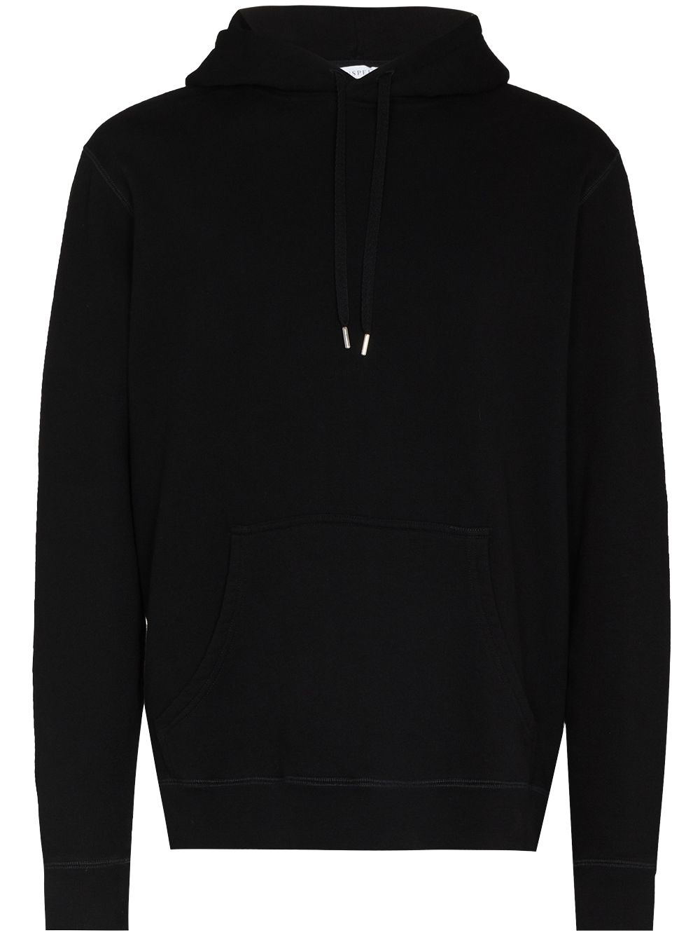 drawstring cotton hoodie - 1