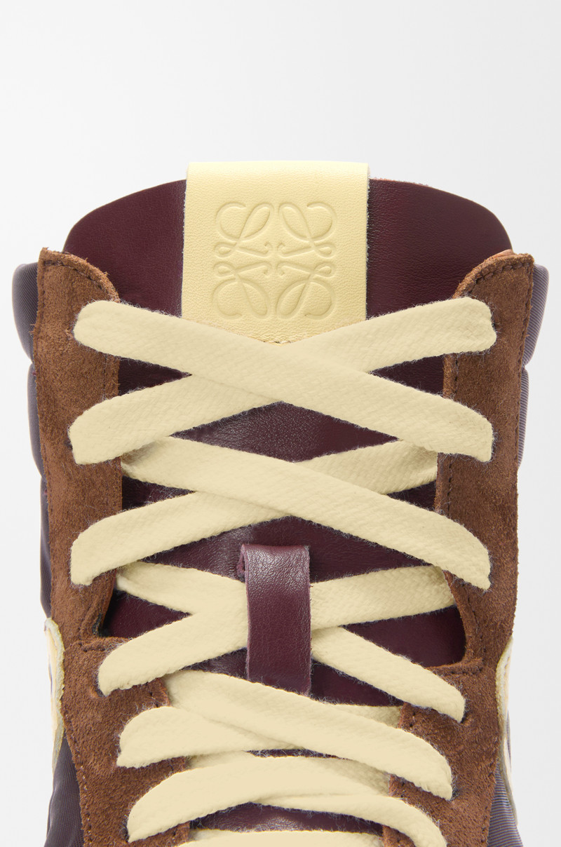 Ballet Runner 2.0 high-top in nylon and calfskin 6