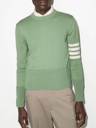 Thom Browne 4-Bar stripe jumper outlook