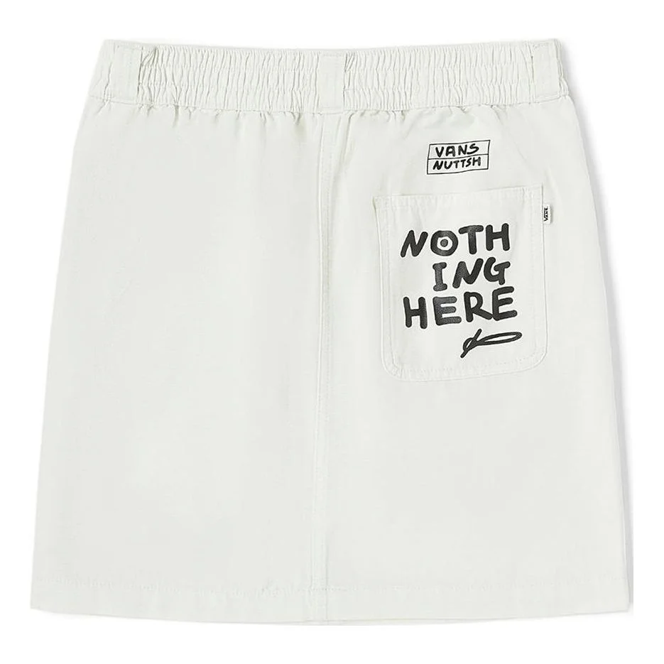 (WMNS) Vans X Otw Art Collection NUTTSH Wanton Skirts 'White' VN000EW7FS8 - 1