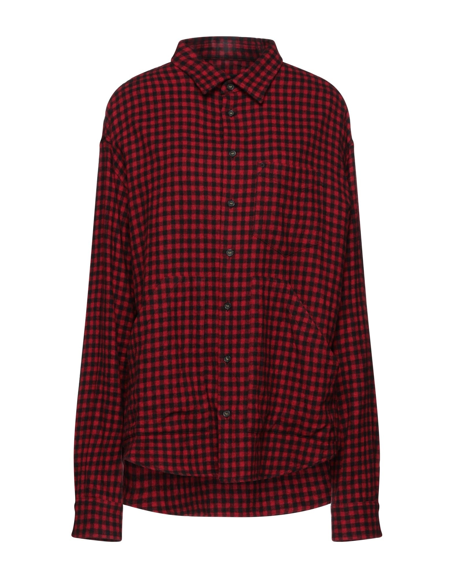 Red Women's Checked Shirt - 1