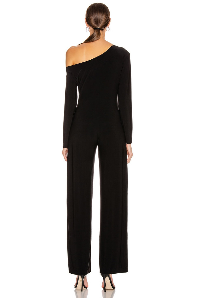 NORMA KAMALI Long Sleeve Drop Shoulder Jumpsuit outlook
