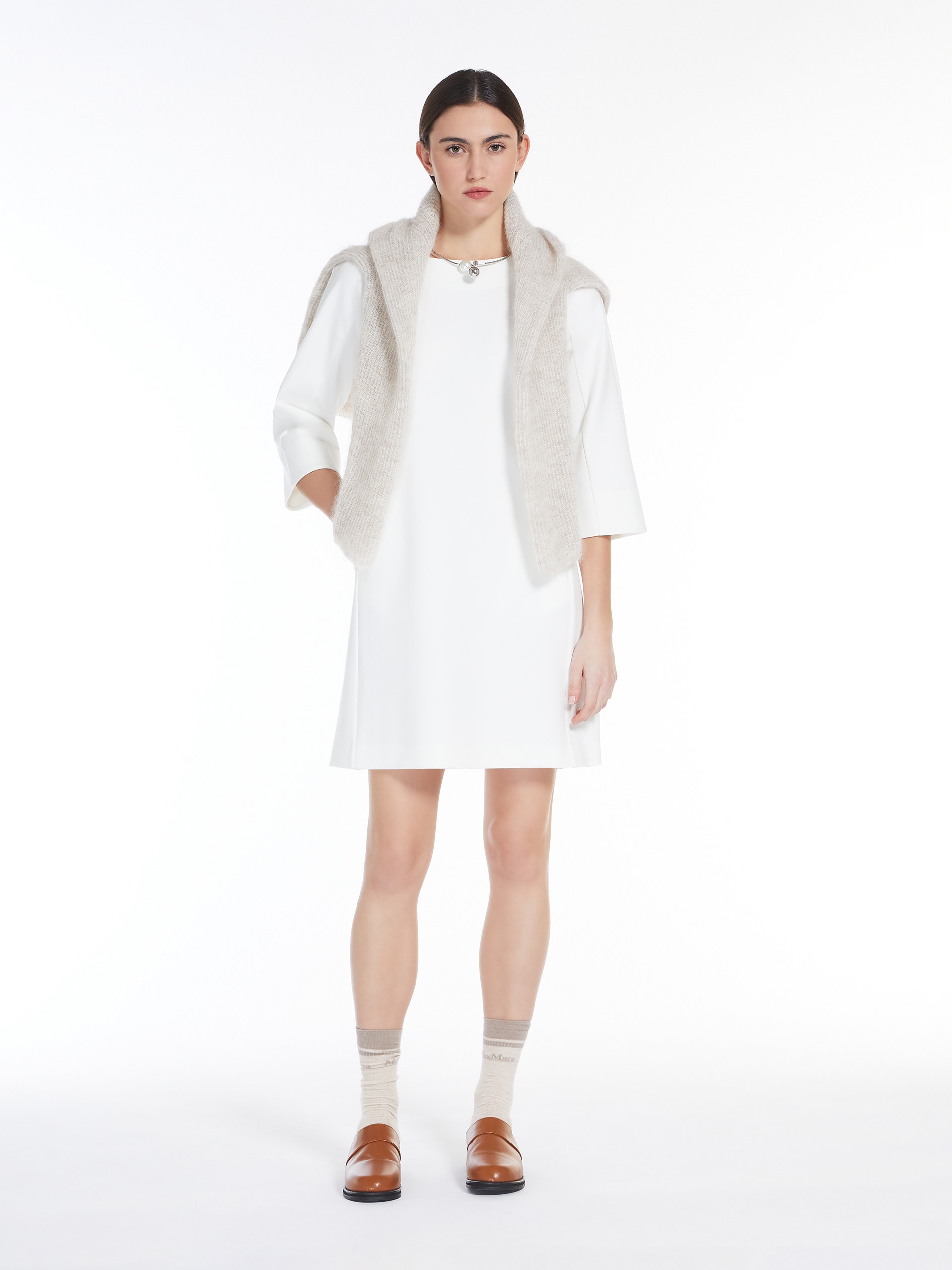 NOEL Short Milan-stitch jersey dress - 2