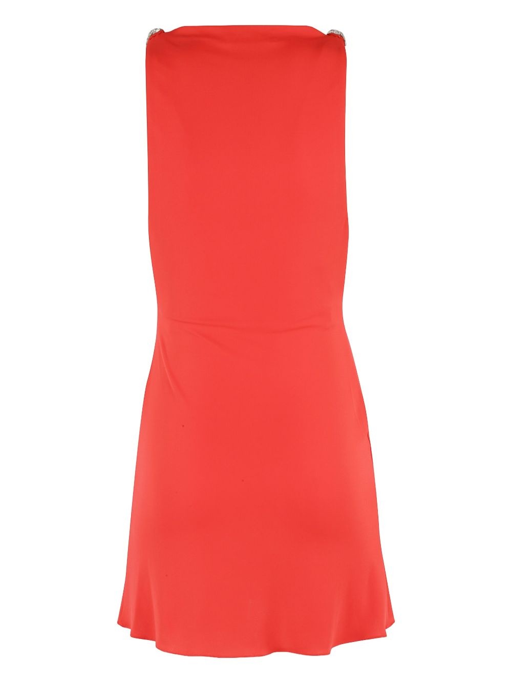 cowl-neck mini dress - 2