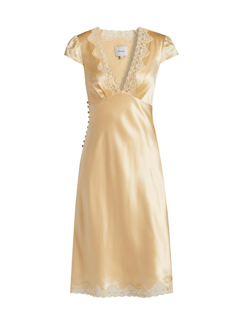 Women's Florence Silk Midi-Dress - Blonde 1