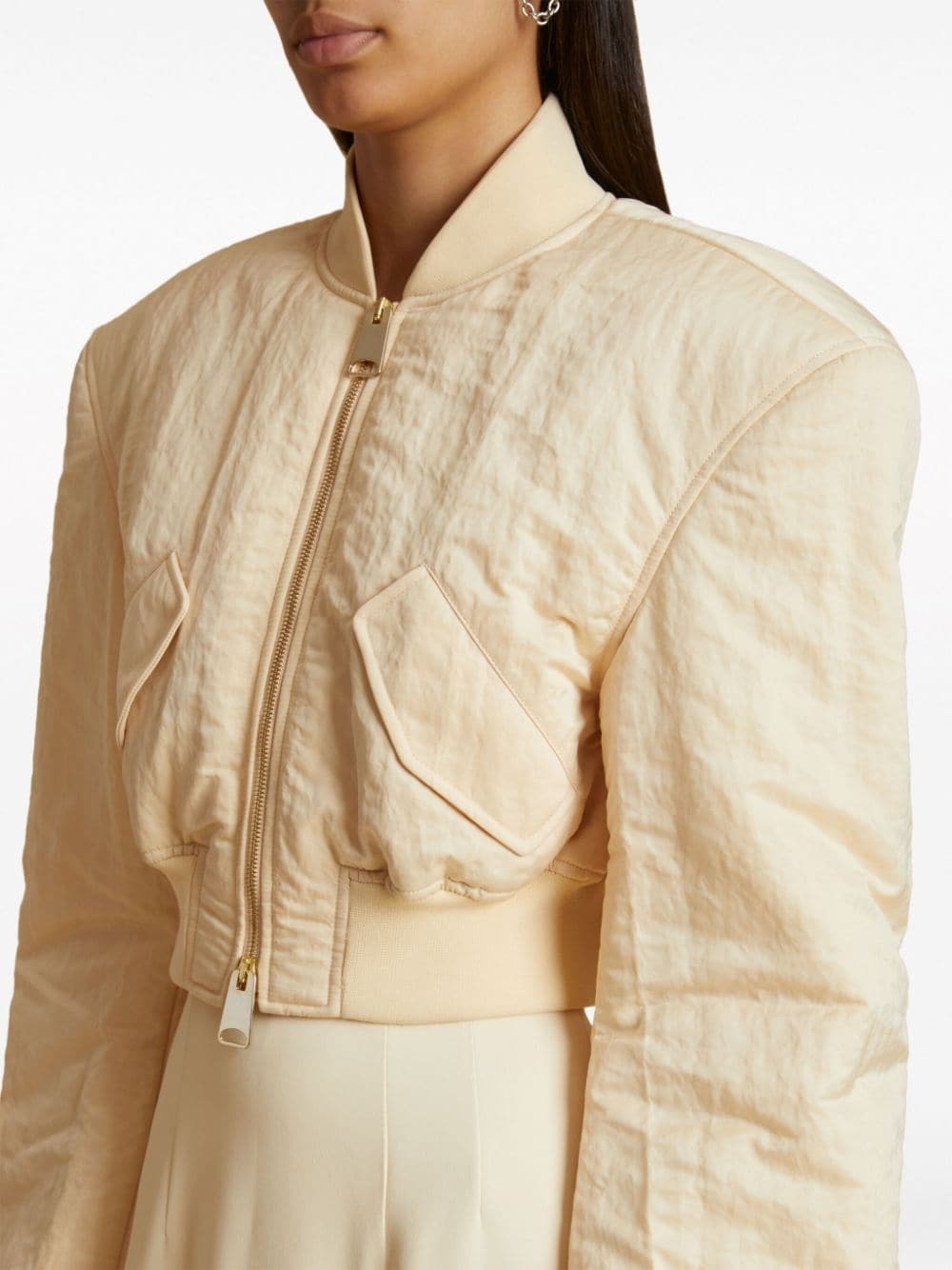 The Reggie cropped bomber jacket - 5