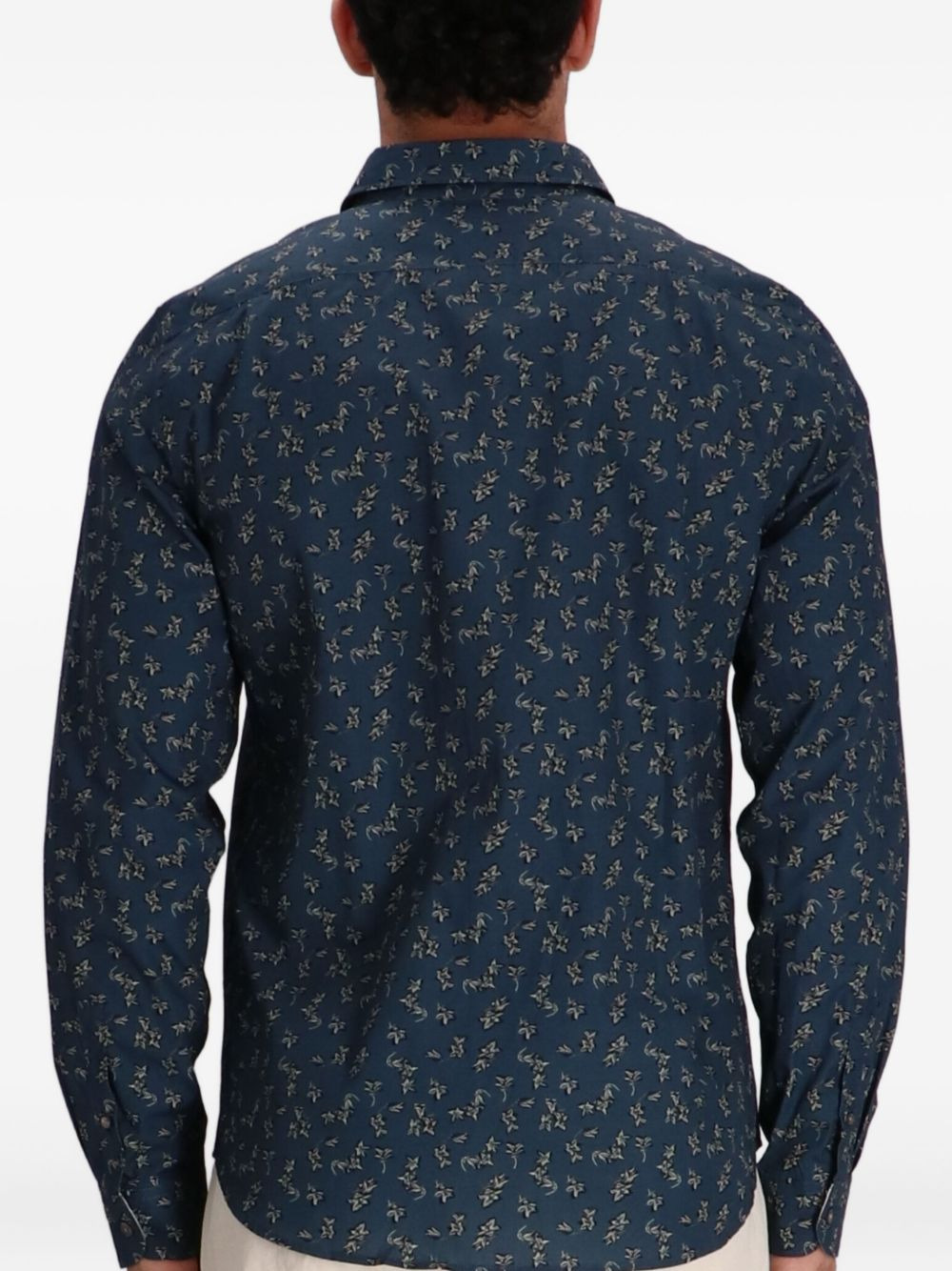 all-over print cotton shirt - 3