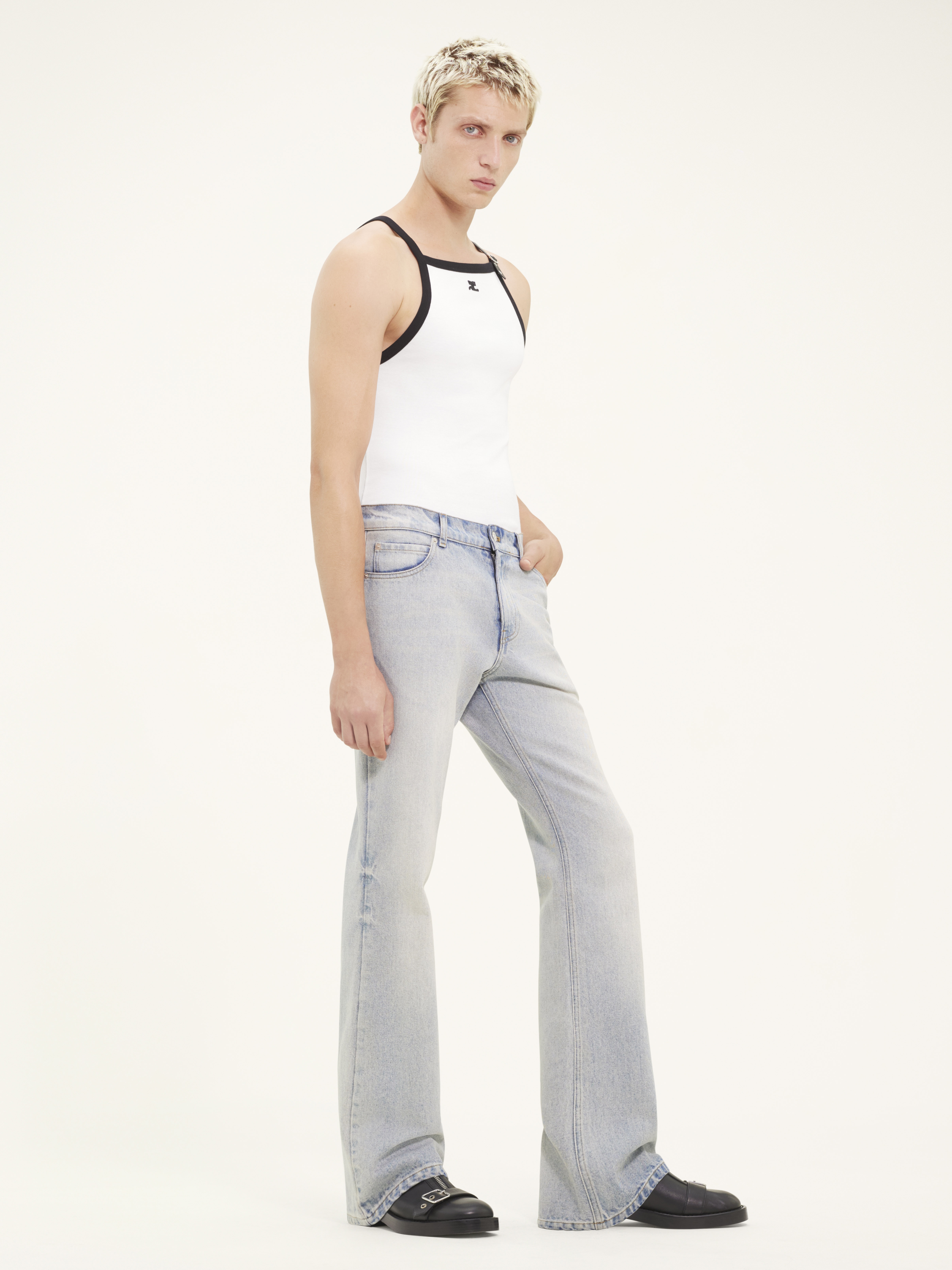 70'S BOOTCUT DENIM PANTS - 3