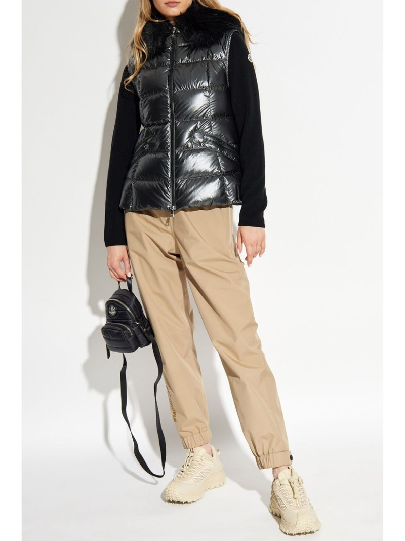 Moncler Anse shearling-collar down vest outlook