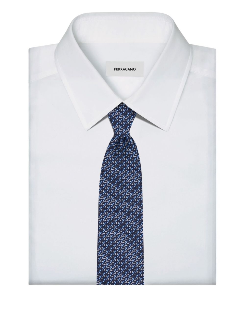 writer-print silk tie - 4