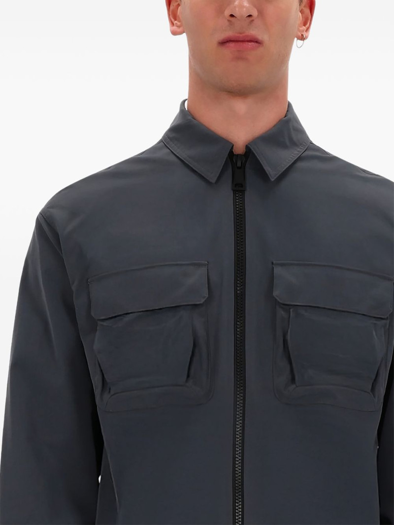 VERSACE JEANS COUTURE zip pocket overshirt outlook