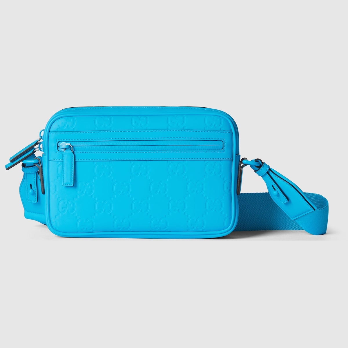 GG rubber-effect crossbody bag - 1