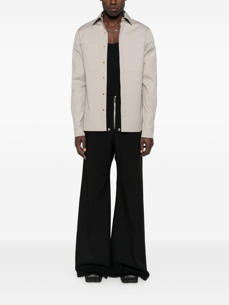 Rick Owens long-sleeve pocketed shirt outlook