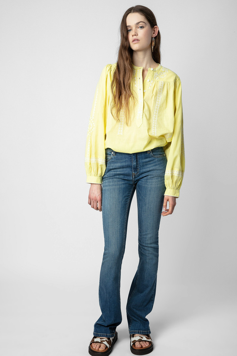 Tigy Oversized Cotton Blouse 3