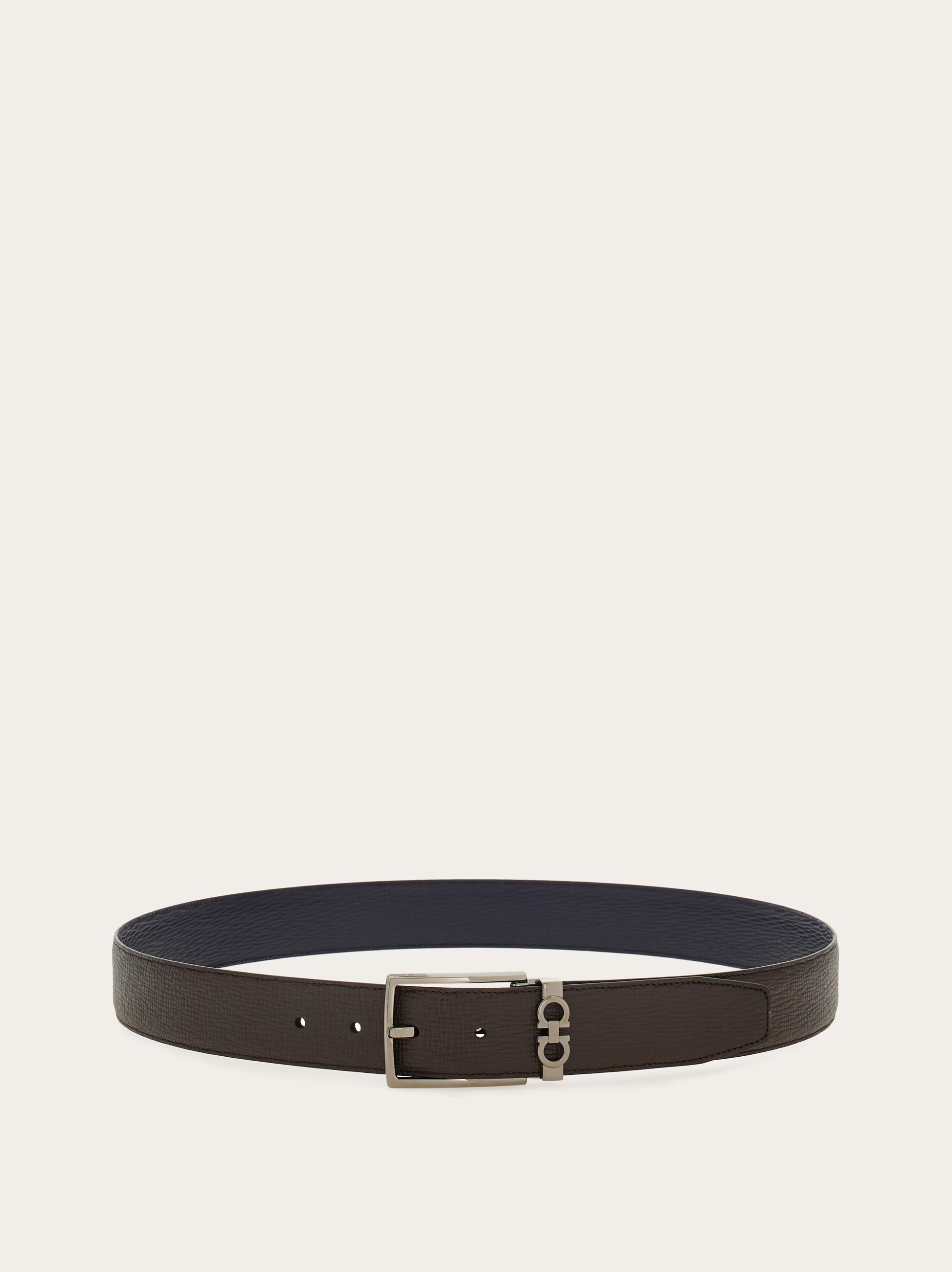 Reversible and adjustable Gancini belt - 3