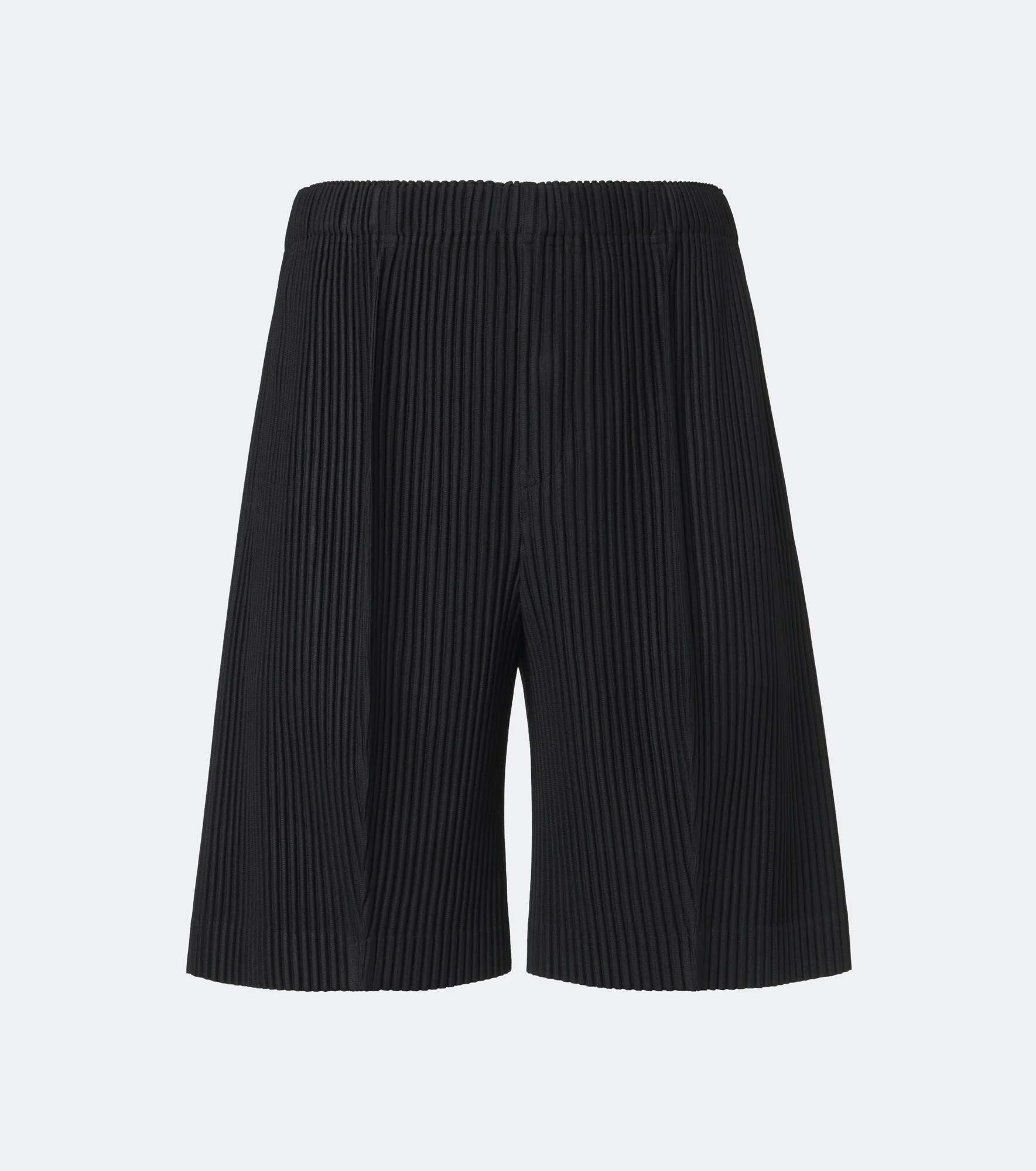 Monthly Colors: August pleated Bermuda shorts - 1