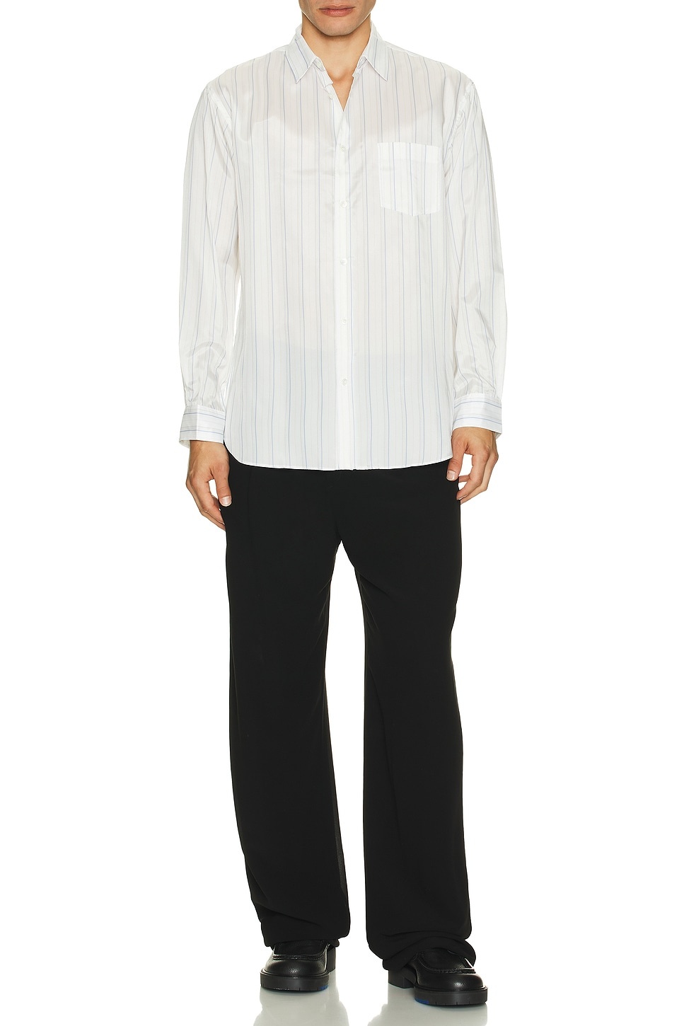 Yarn Dyed Cupra Stripe Shirt - 5