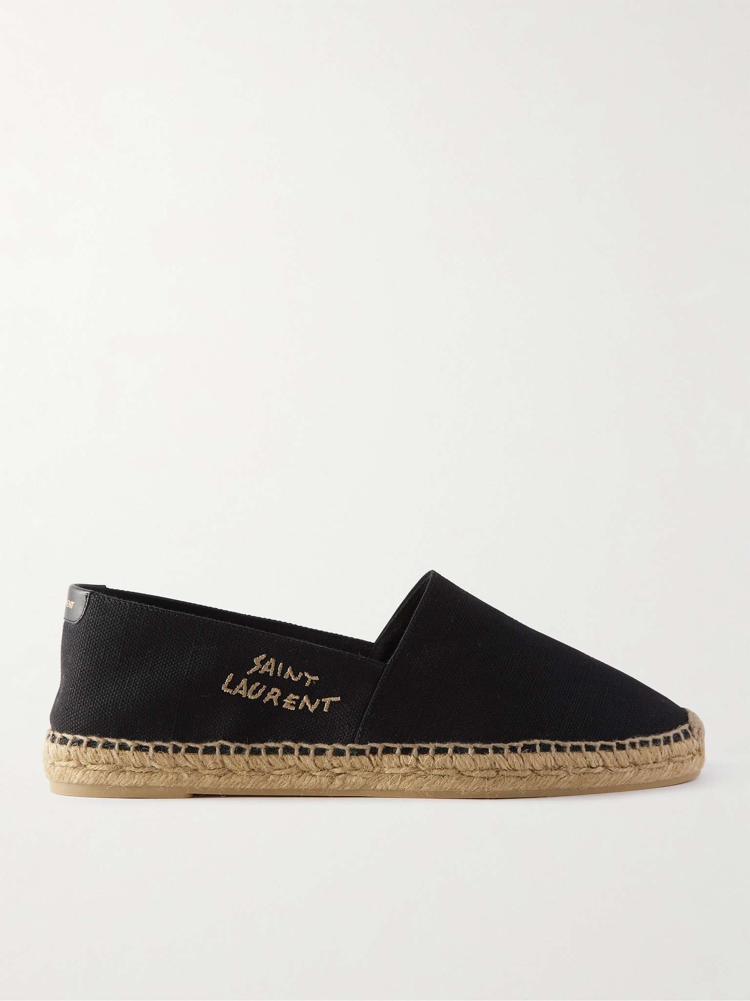 Logo-Embroidered Leopard-Print Canvas Espadrilles - 1