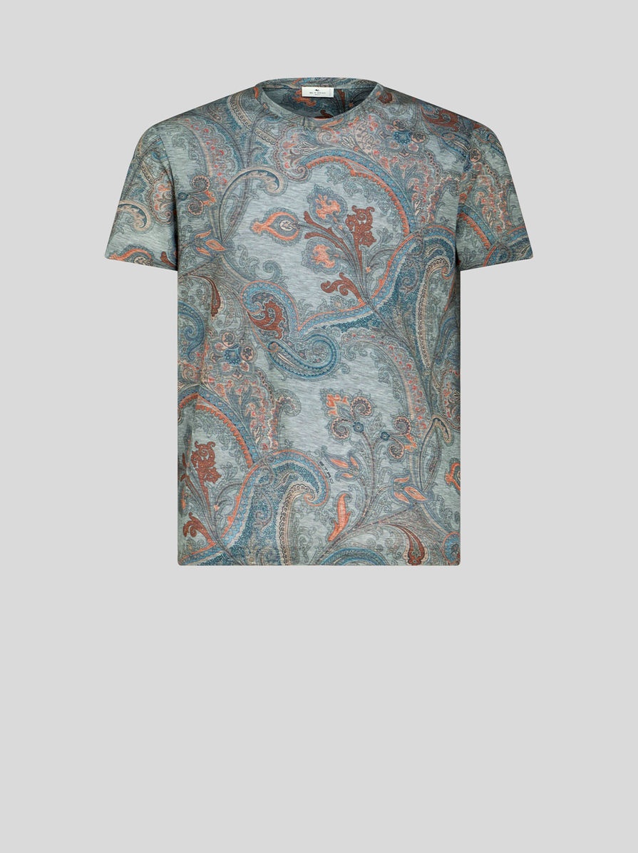 PAISLEY LYOCELL T-SHIRT - 1