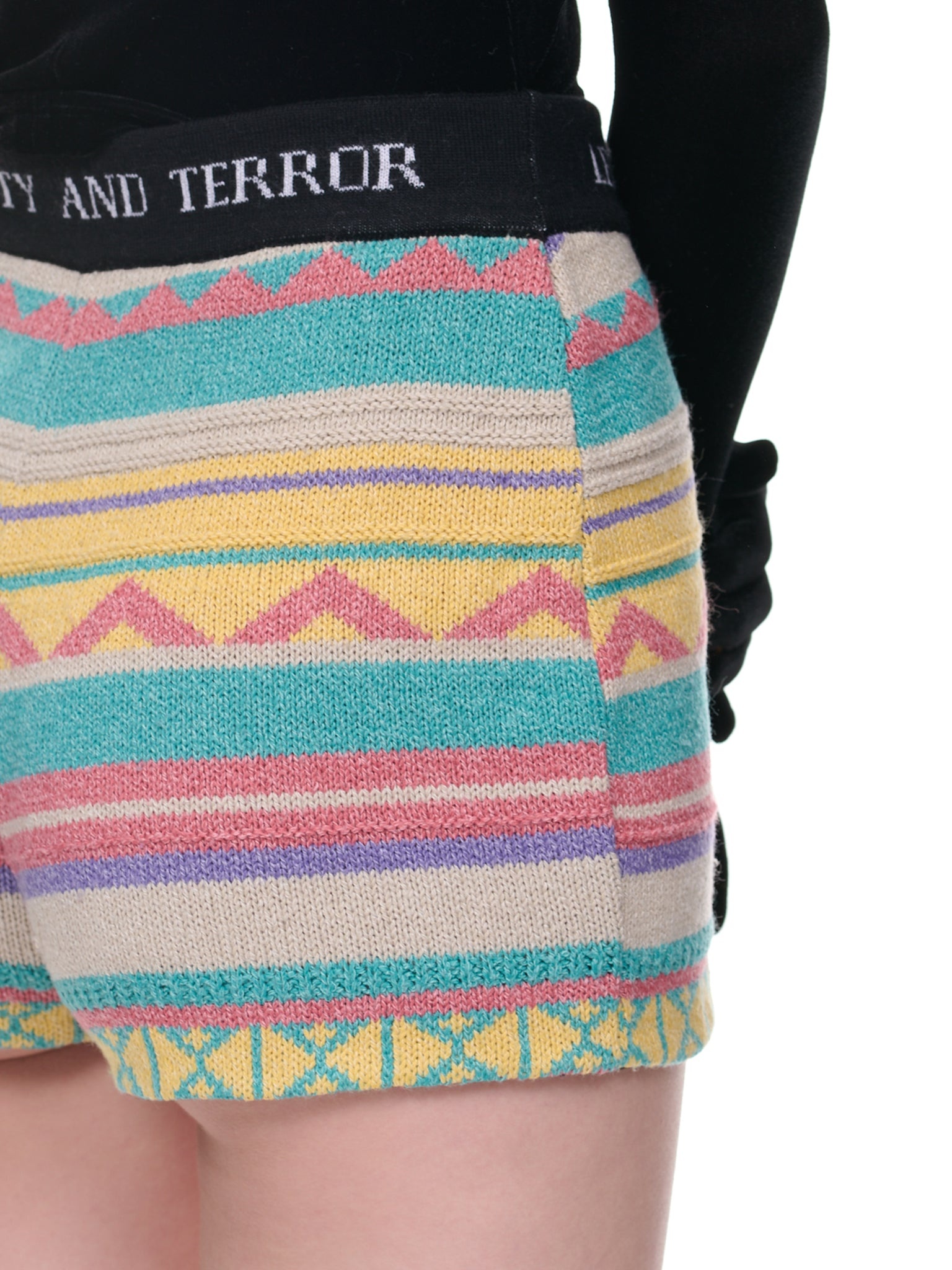 Knit Melange Mini Shorts - 5