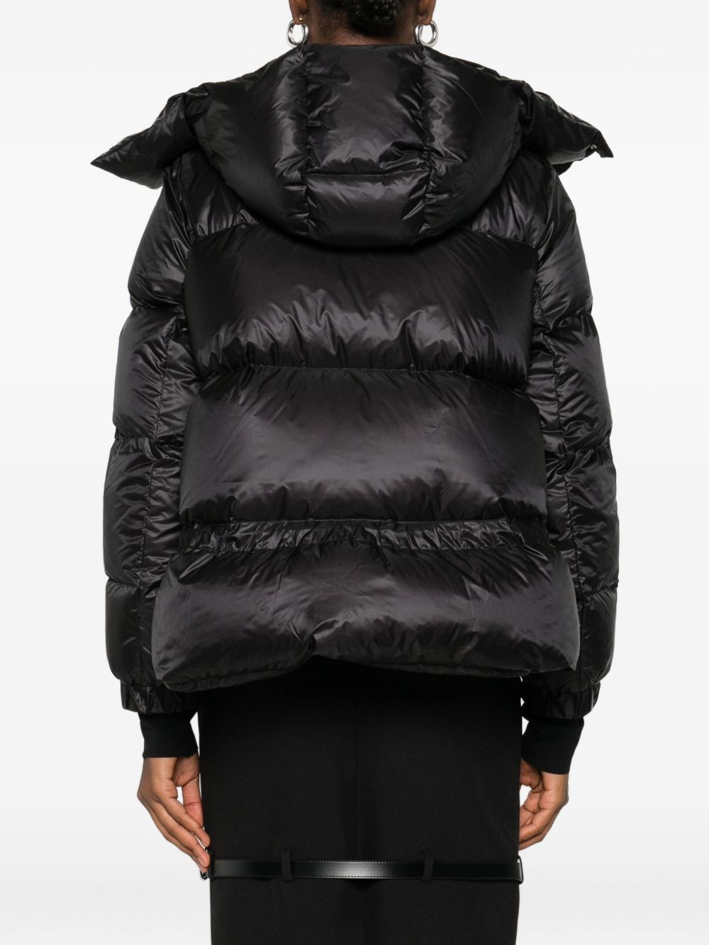 hooded quilted jacket - 4