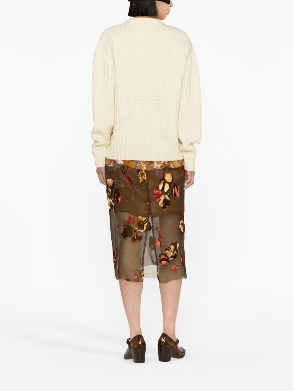 DRIES VAN NOTEN TEZZI WOOL SWEATER - 5