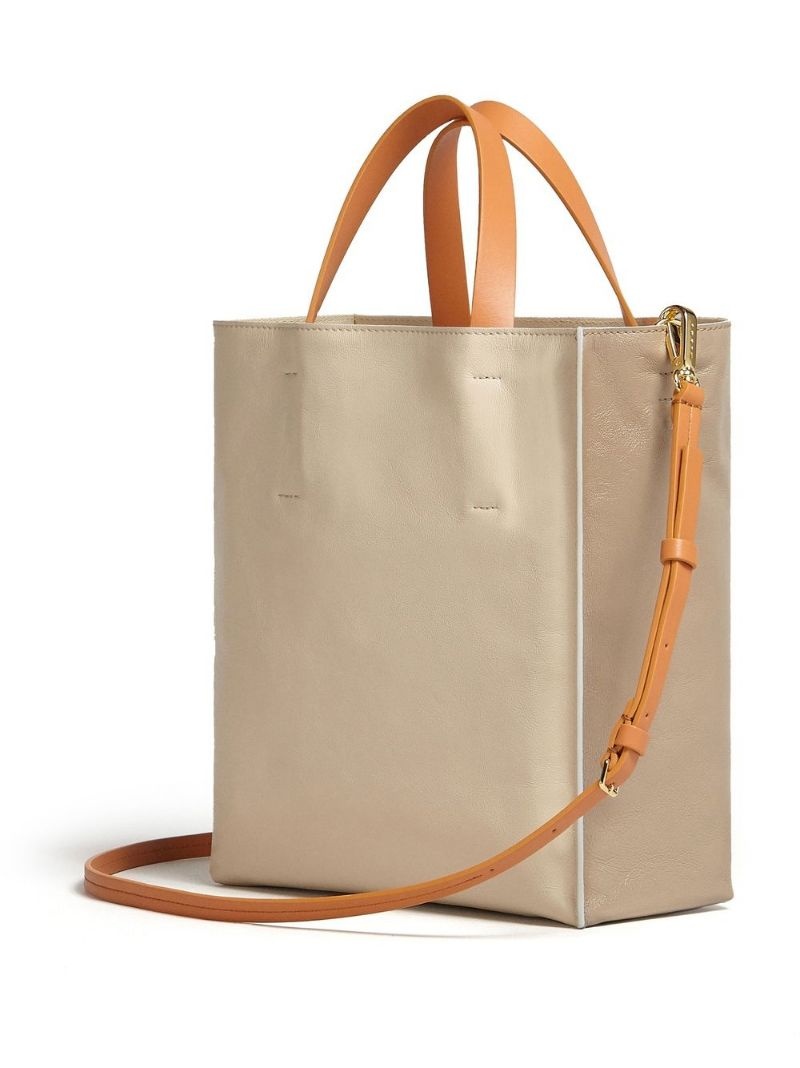 Soft colour-block tote bag - 3