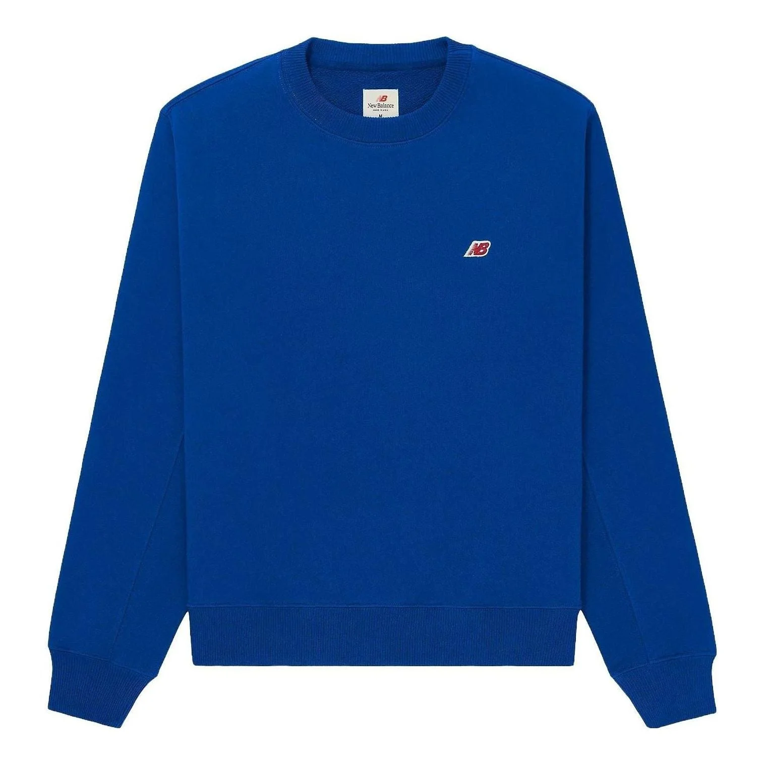 New Balance Made in USA Core Sweatshirt Asia Sizing 'Team Royal' MT21541TRY - 1