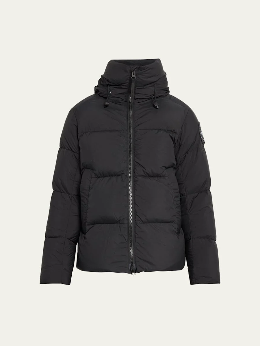 Men's Crofton Matte Nylon Hooded Puffer Jacket - 1