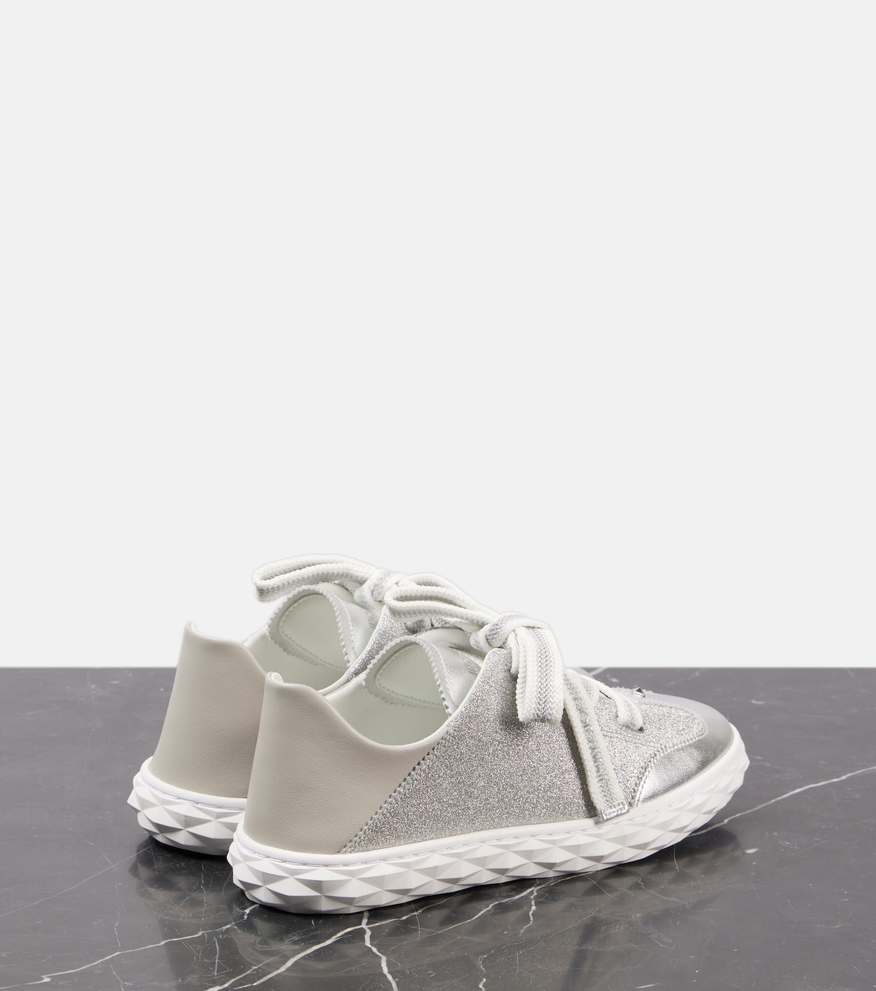 Diamond Light Flex/F leather-trimmed sneakers - 2