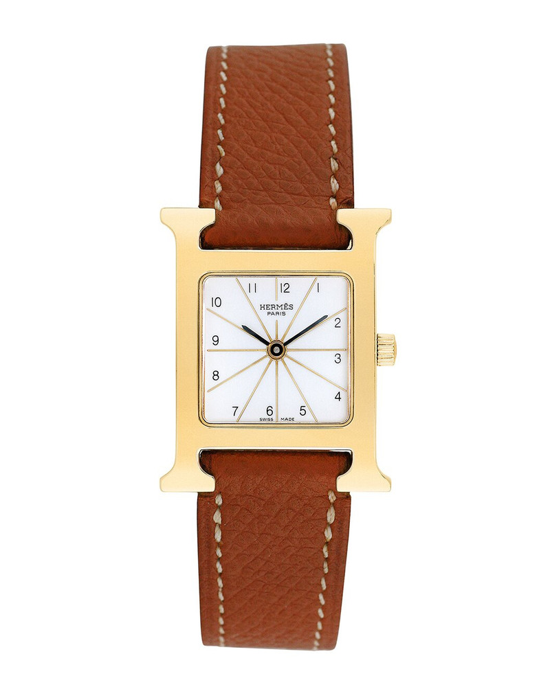 Hermes Ladies H-Watch Watch, Circa 2000'S (Authentic Pre-Loved) 1