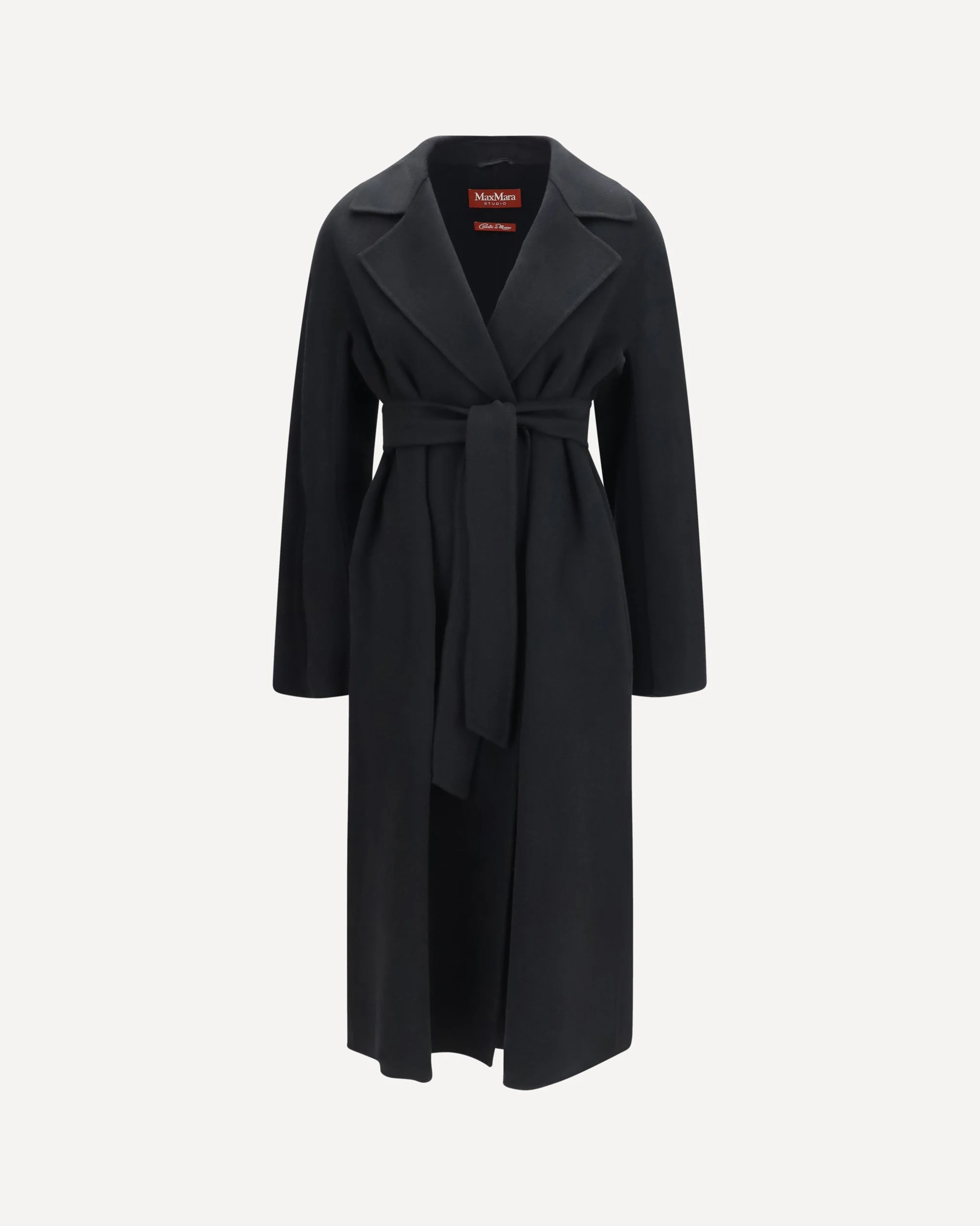 Long robe Coat in wool, cashmere and silk - 1