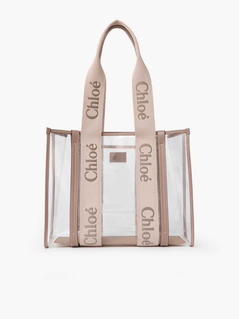 WOODY TOTE BAG IN JELLY & LEATHER 3