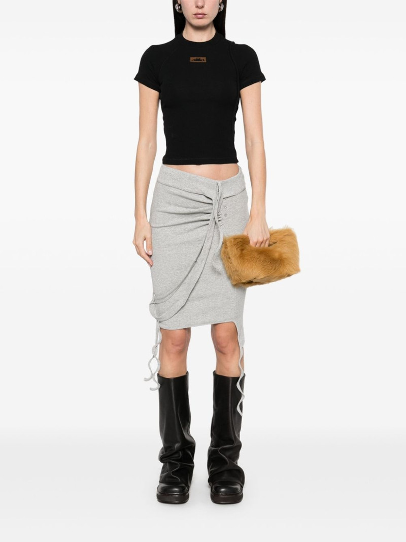 OTTOLINGER ribbed deconstructed T-shirt outlook