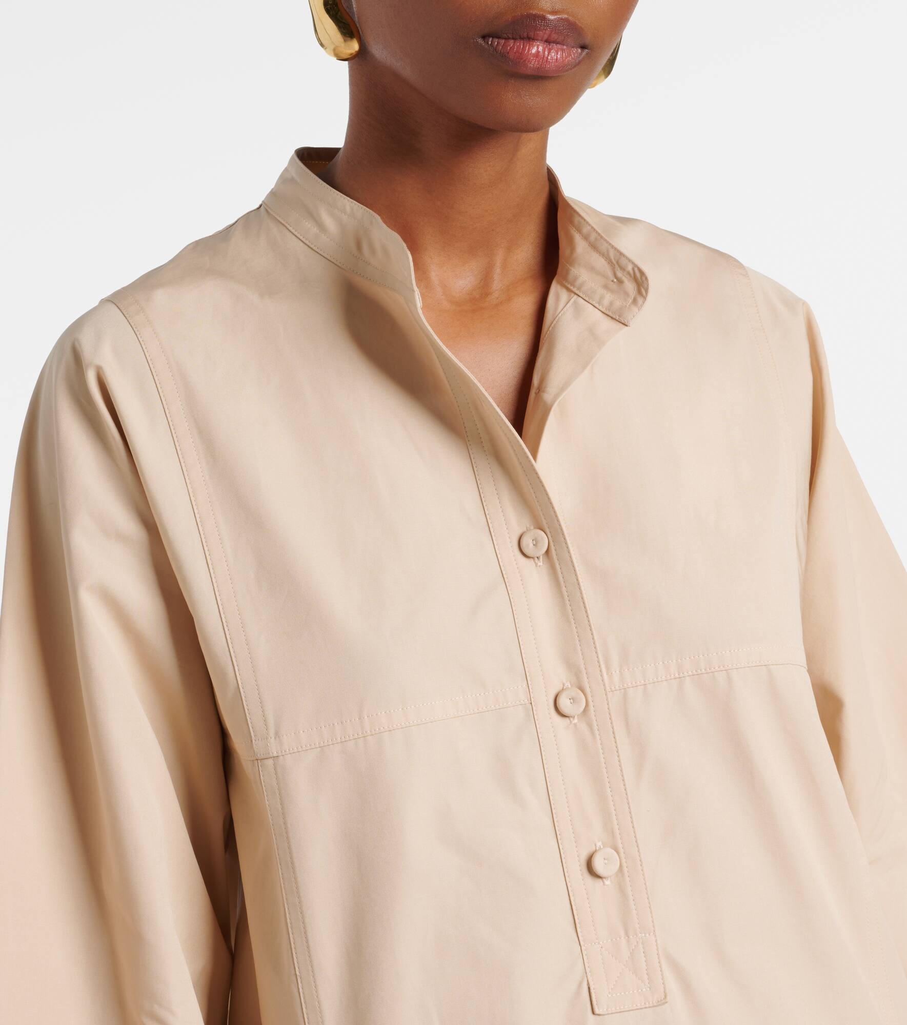 Cotton poplin tunic - 4