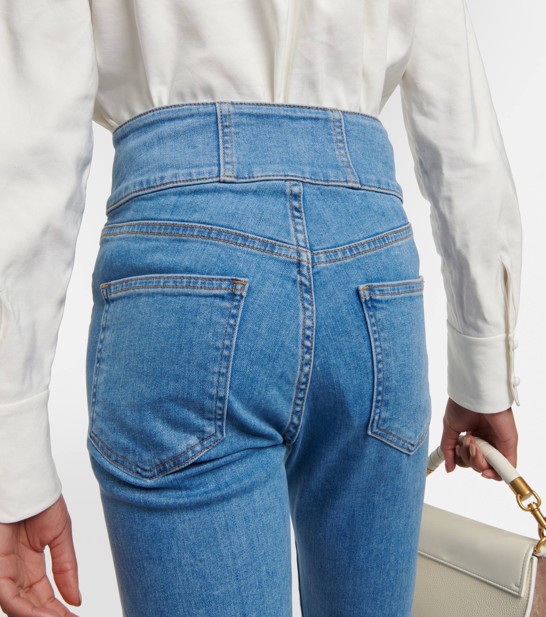 Carly high-rise kick-flare jeans - 6